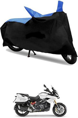 MSR STORE Two Wheeler Cover for Aprilia(Blue, Black)