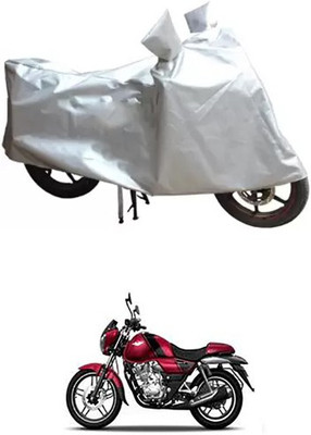 MSR STORE Two Wheeler Cover for Bajaj(V 150, Silver)