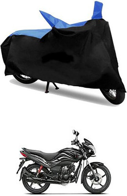 MSR STORE Two Wheeler Cover for Hero(Blue, Black)