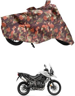 THE REAL ARV Two Wheeler Cover for Triumph(Tiger 800 XCA, Multicolor)