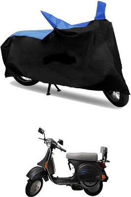 MSR STORE Two Wheeler Cover for LML(Blue, Black)