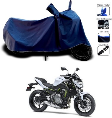 SEBONGO Two Wheeler Cover for Kawasaki(Blue)