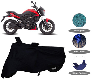 Pu-Crazy Waterproof Two Wheeler Cover for Bajaj(Dominar, Black)