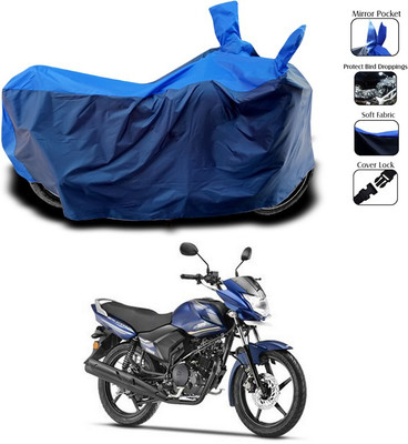 SEBONGO Two Wheeler Cover for Yamaha(Saluto, Blue)
