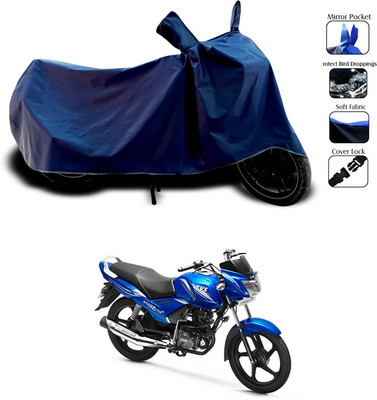 SEBONGO Waterproof Two Wheeler Cover for TVS(Star City, Blue)