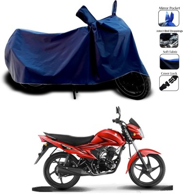 SEBONGO Waterproof Two Wheeler Cover for Suzuki(Hayate EP, Blue)