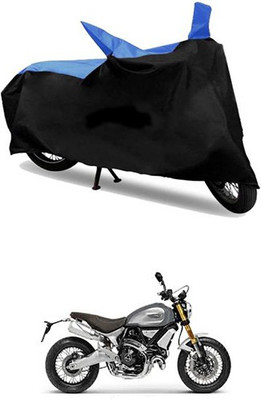 Autogard Two Wheeler Cover for Ducati(Blue, Black)