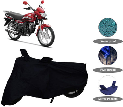 THE REAL ARV Waterproof Two Wheeler Cover for Honda(CD 110 Dream, Black)