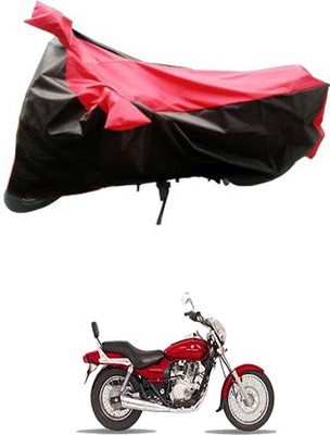 MotohunK Two Wheeler Cover for Bajaj(Enticer, Red, Black)