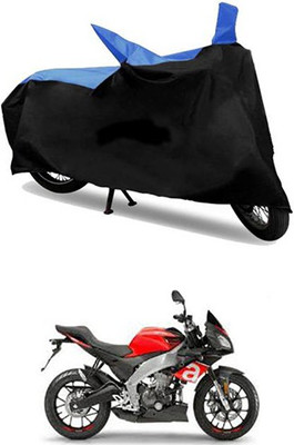 MSR STORE Two Wheeler Cover for Aprilia(Blue, Black)