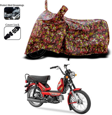 ANTHUB Waterproof Two Wheeler Cover for TVS(Multicolor)