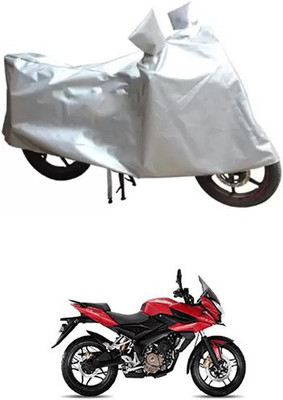MSR STORE Two Wheeler Cover for Bajaj(Pulsar AS 150, Silver)