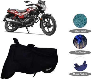 APNEK Waterproof Two Wheeler Cover for TVS(Star City Plus, Black)