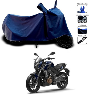 SEBONGO Waterproof Two Wheeler Cover for Bajaj(Blue)