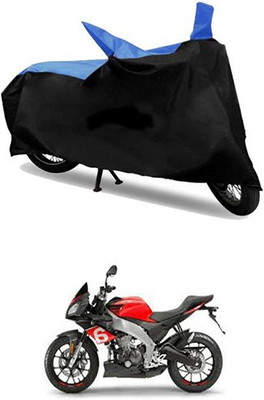 MSR STORE Two Wheeler Cover for Aprilia(Blue, Black)
