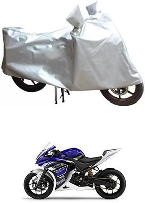 MSR STORE Two Wheeler Cover for Yamaha(YZF R25, Silver)