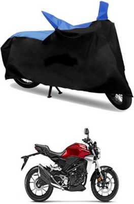 MSR STORE Two Wheeler Cover for Honda(Blue, Black)