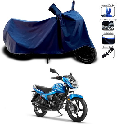 SEBONGO Waterproof Two Wheeler Cover for TVS(Victor, Blue)