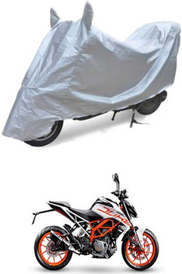 Blossom Trendz Two Wheeler Cover for KTM(Silver)