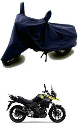 Blossom Trendz Two Wheeler Cover for Suzuki(Blue)