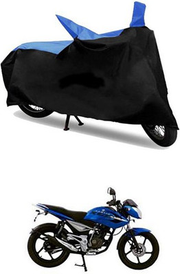 MSR STORE Two Wheeler Cover for Bajaj(Blue, Black)