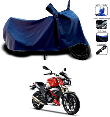 SEBONGO Two Wheeler Cover for Mahindra(Blue)