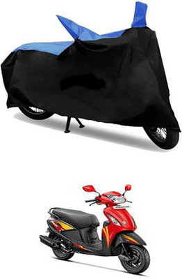 MSR STORE Two Wheeler Cover for Hero(Blue, Black)