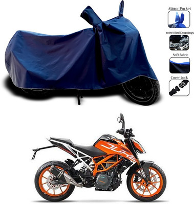 SEBONGO Waterproof Two Wheeler Cover for KTM(Duke 390, Blue)