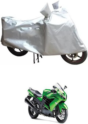 Autogard Two Wheeler Cover for Kawasaki(Silver)