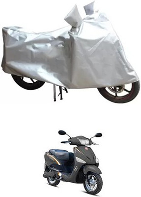 MSR STORE Two Wheeler Cover for Hero(Electric Optima, Silver)