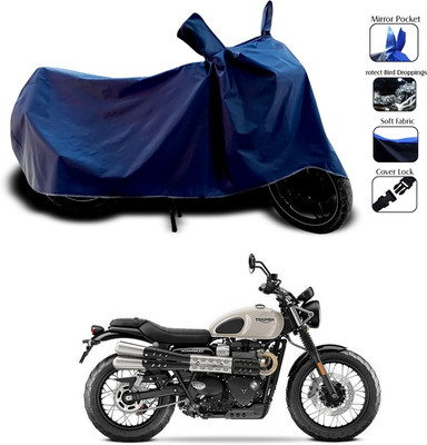 SEBONGO Two Wheeler Cover for Triumph(Blue)