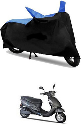 Autogard Two Wheeler Cover for Avon(Blue, Black)