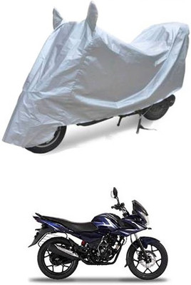 Blossom Trendz Two Wheeler Cover for Bajaj(Silver)