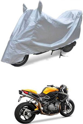 THE REAL ARV Waterproof Two Wheeler Cover for DSK Benelli(Silver)