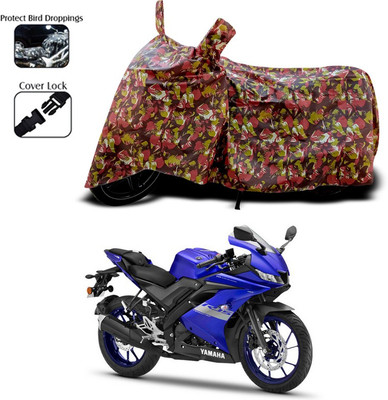 SEBONGO Two Wheeler Cover for Ampere(Red, Black)