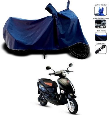 SEBONGO Waterproof Two Wheeler Cover for Hero(Electric Photon, Blue)