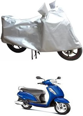 Autogard Two Wheeler Cover for Suzuki(Silver)