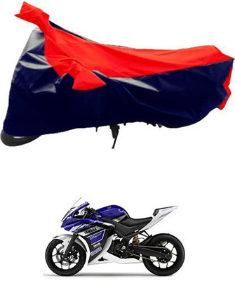 MSR STORE Two Wheeler Cover for Yamaha(YZF R25, Red, Black)