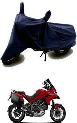 Blossom Trendz Two Wheeler Cover for Ducati(Blue)
