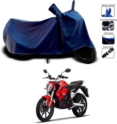 SEBONGO Two Wheeler Cover for Revolt(Blue)