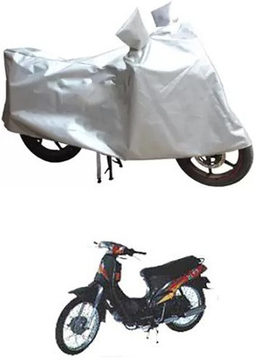 MSR STORE Two Wheeler Cover for Kinetic(Silver)