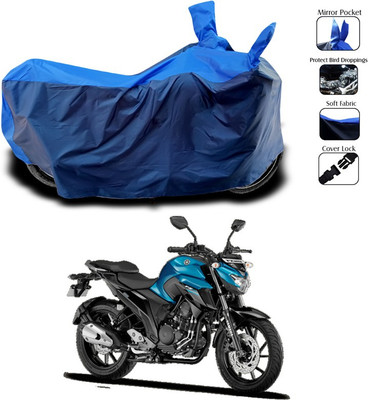 THE REAL ARV Two Wheeler Cover for Yamaha(FZ, Blue)