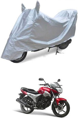Blossom Trendz Two Wheeler Cover for Yamaha(SZ X, Silver)
