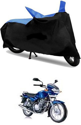 MSR STORE Two Wheeler Cover for Kawasaki(Blue, Black)