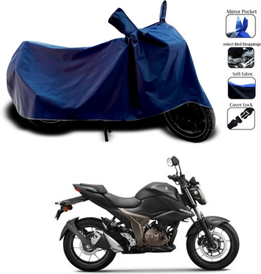 SEBONGO Two Wheeler Cover for Suzuki(Blue)