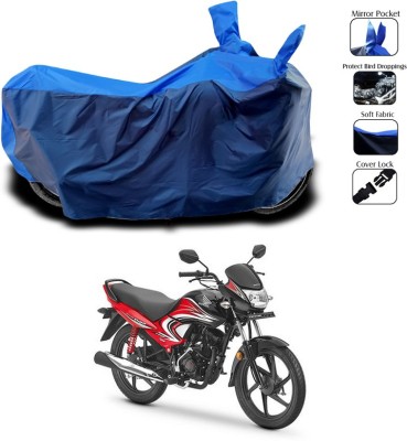 SEBONGO Two Wheeler Cover for Honda(Dream Yuga, Blue)