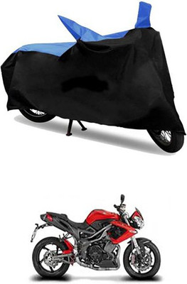 MSR STORE Two Wheeler Cover for DSK Benelli(TNT R, Blue, Black)