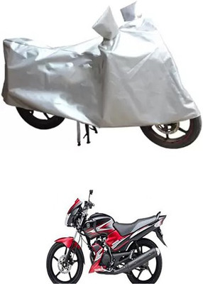 Autogard Two Wheeler Cover for Yamaha(SS, Silver)