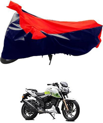 MSR STORE Two Wheeler Cover for TVS(Red, Black)