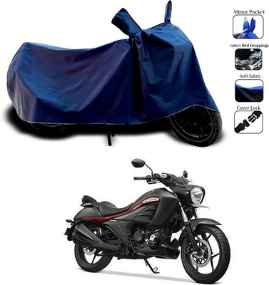 SEBONGO Waterproof Two Wheeler Cover for Suzuki(Intruder, Blue)